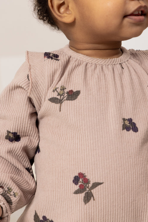 Barboteuse Esmée Corderoy Mauve pâle mûres