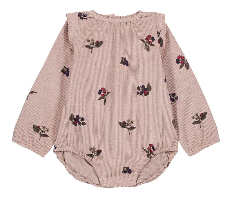 Barboteuse Esmée Corderoy Mauve pâle mûres