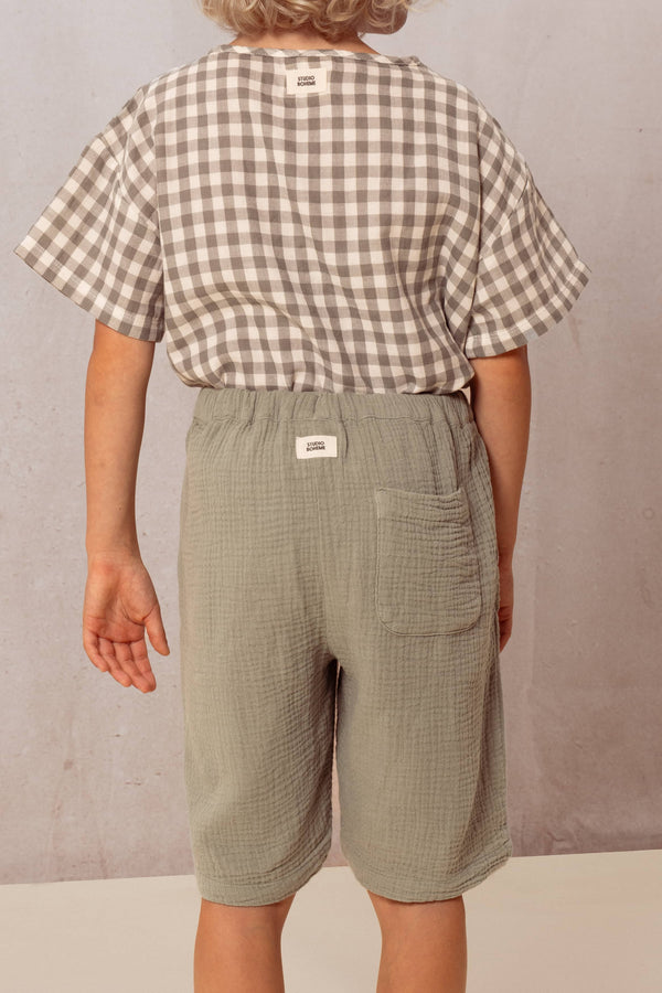 Bermuda Basile Green Grey
