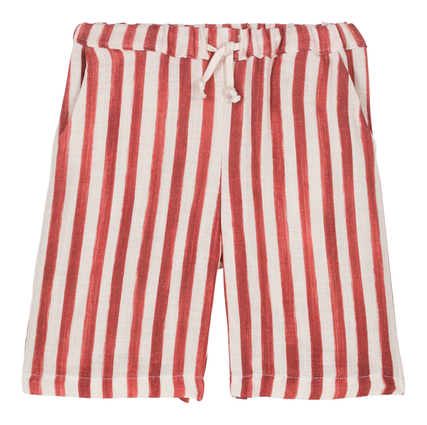 Bermuda Basile Red brick stripes