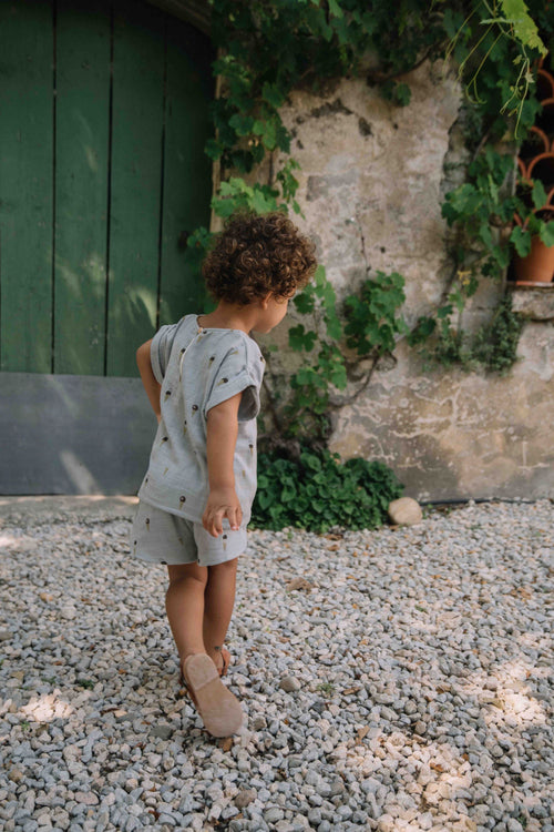 Blouse Praslin Grey blue ice cream