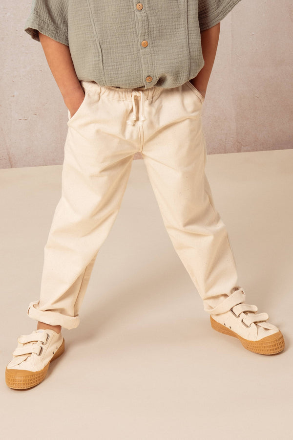 Pantalon Serge Ecru