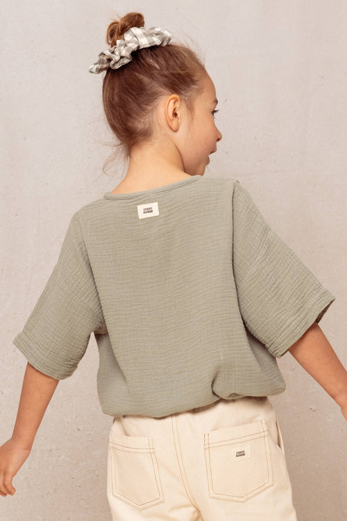 Blouse Thelme Green Grey