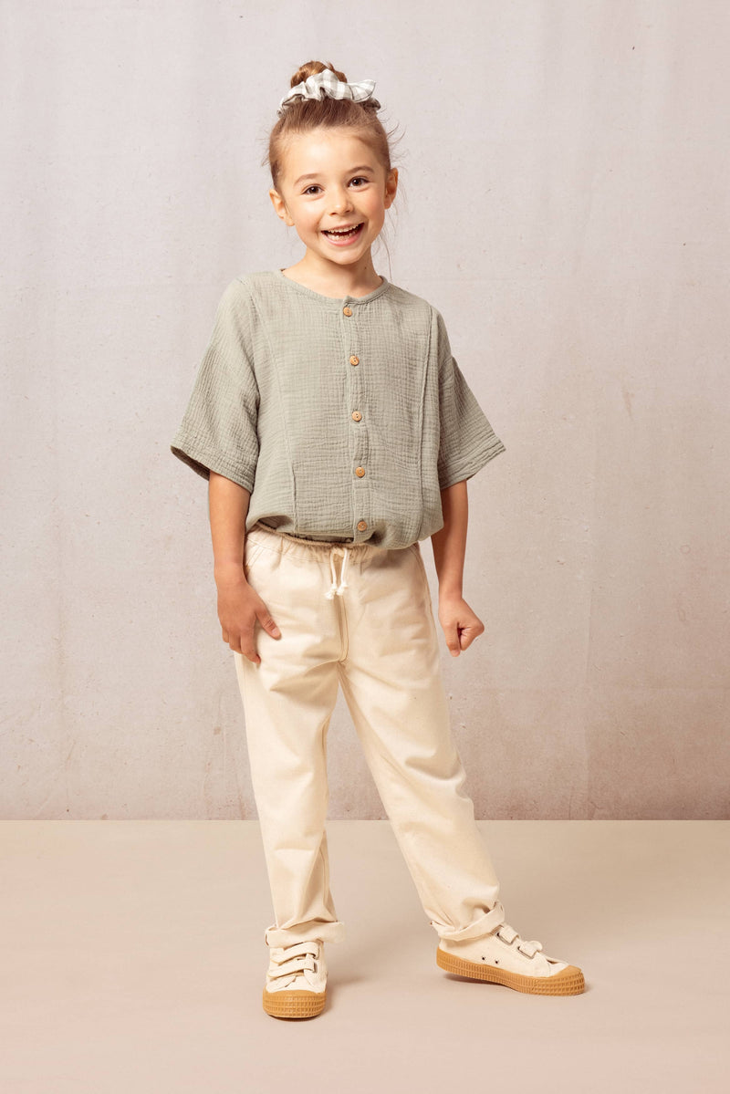 Blouse Thelme Green Grey