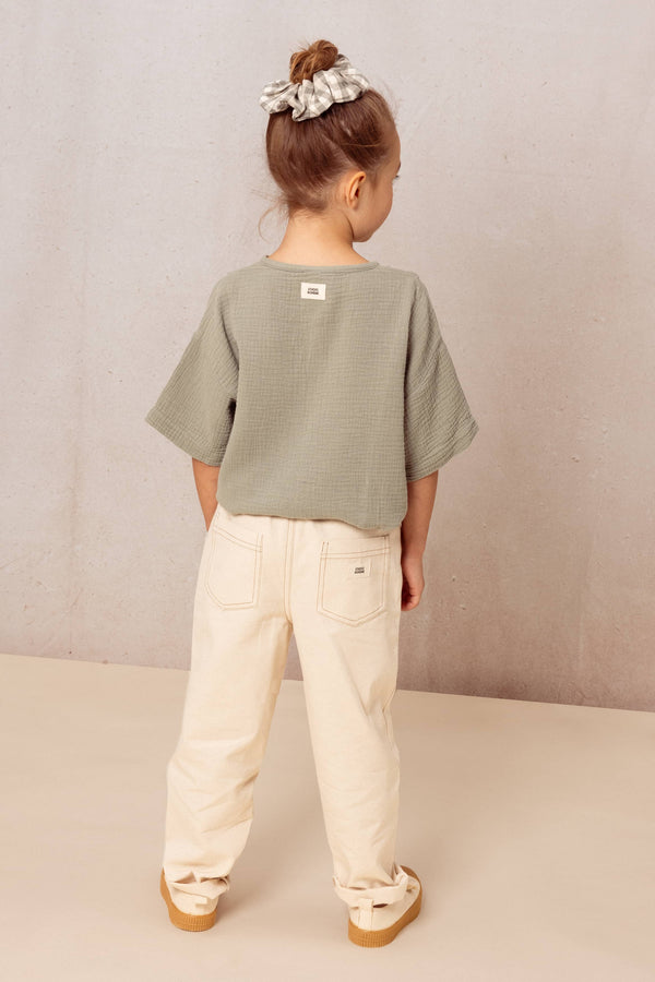 Pantalon Serge Ecru