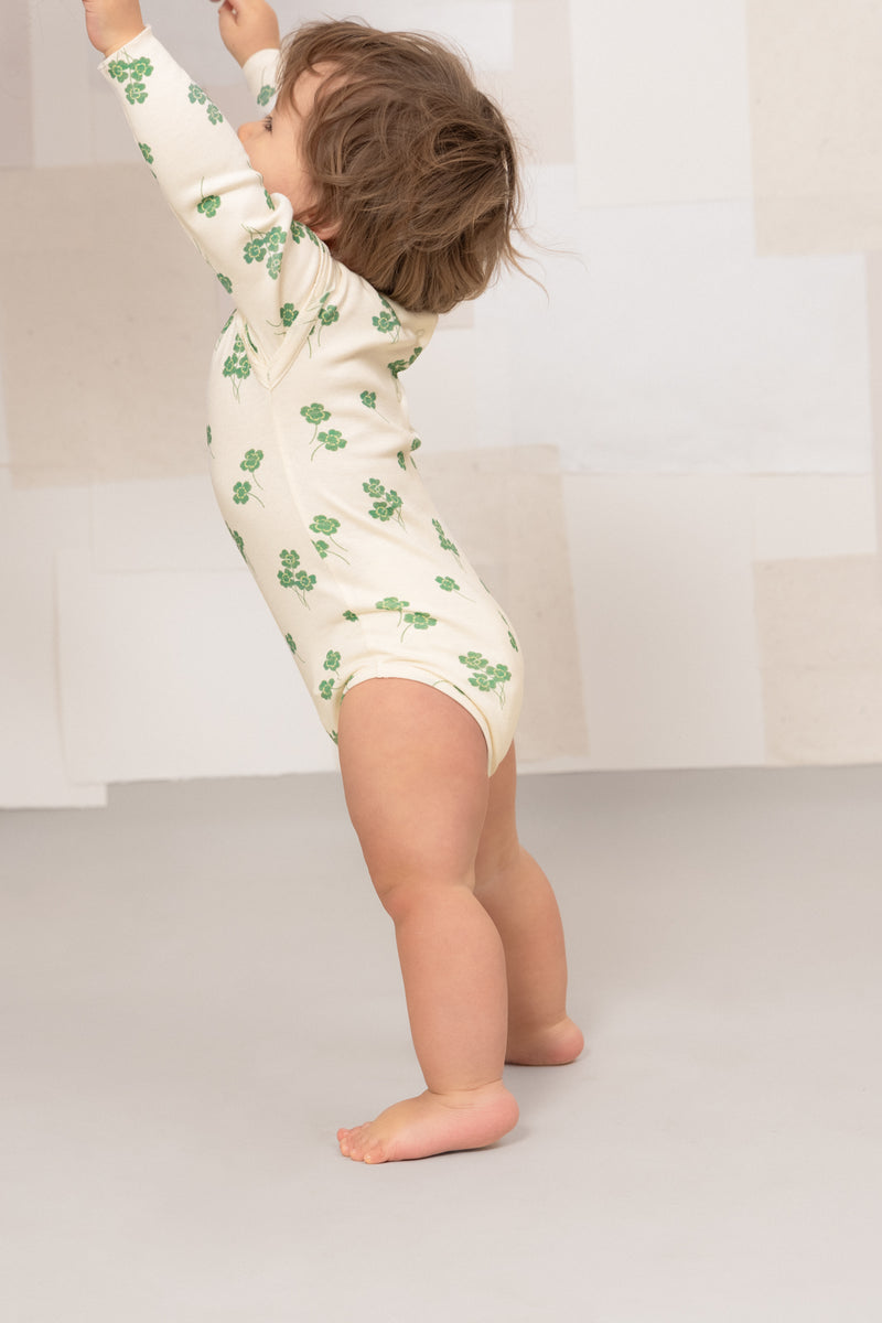 Body Lala Ecru trèfles