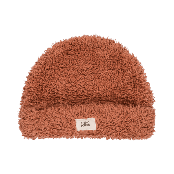 Bonnet Ourson Vieux rose