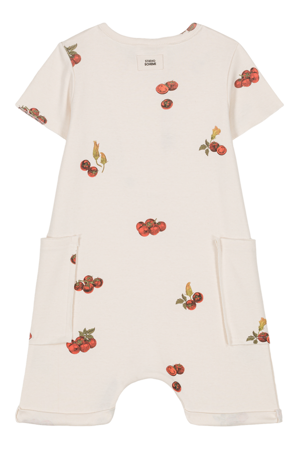 Combishort Aimé Ecru Tomates