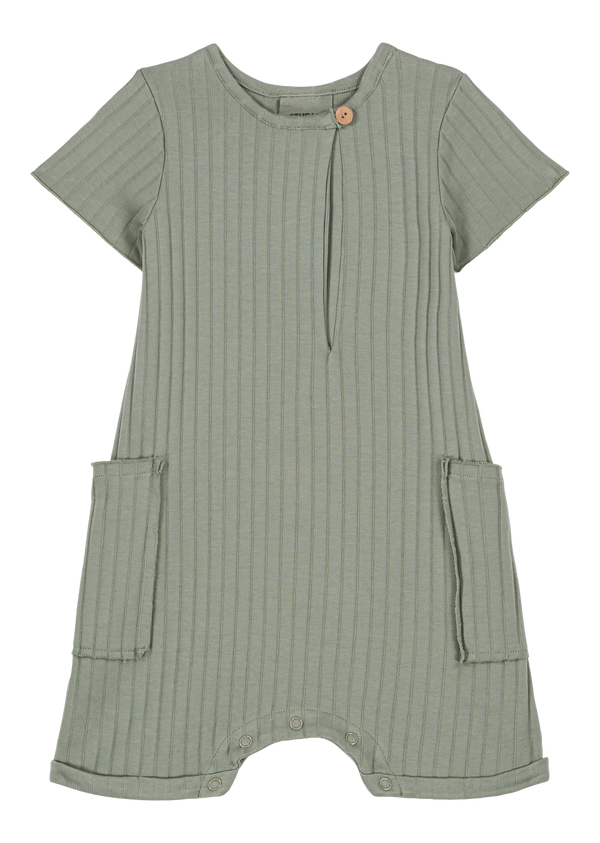 Combishort Aimé Rib Vert de gris