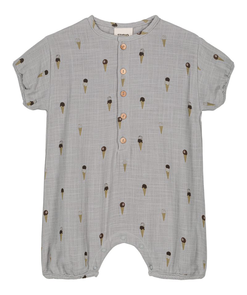 Jumpsuit Bebecito Grey Blue Ice Cream