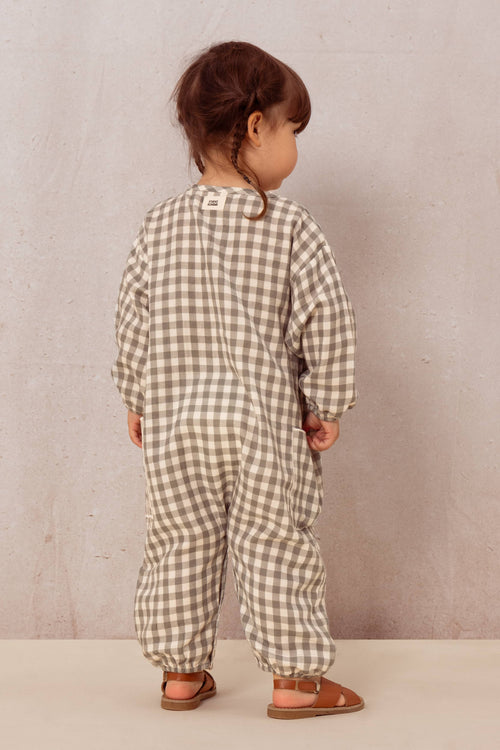 Combinaison Big Papi Vichy vert de gris