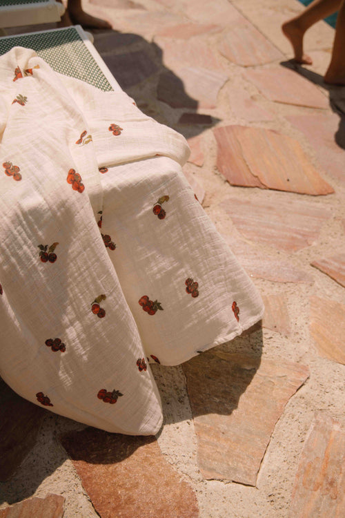 Swaddle Doudou XL Ecru Tomatoes