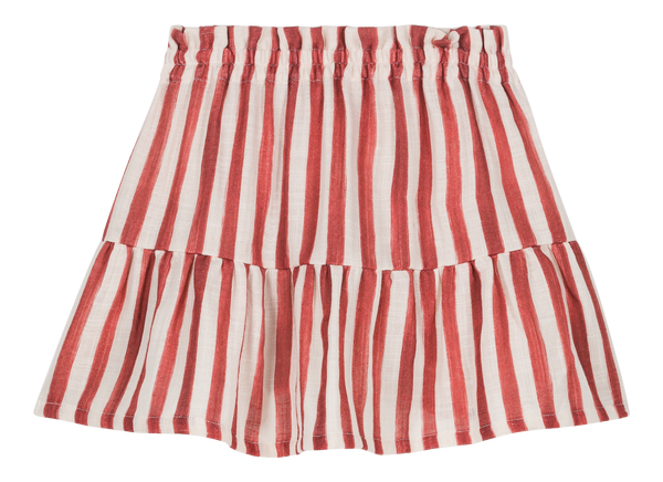 Samba Gaze Skirt Brick Red Stripes