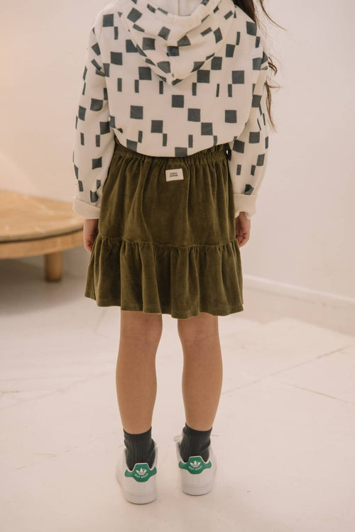 Skirt Samba Velvet Kaki