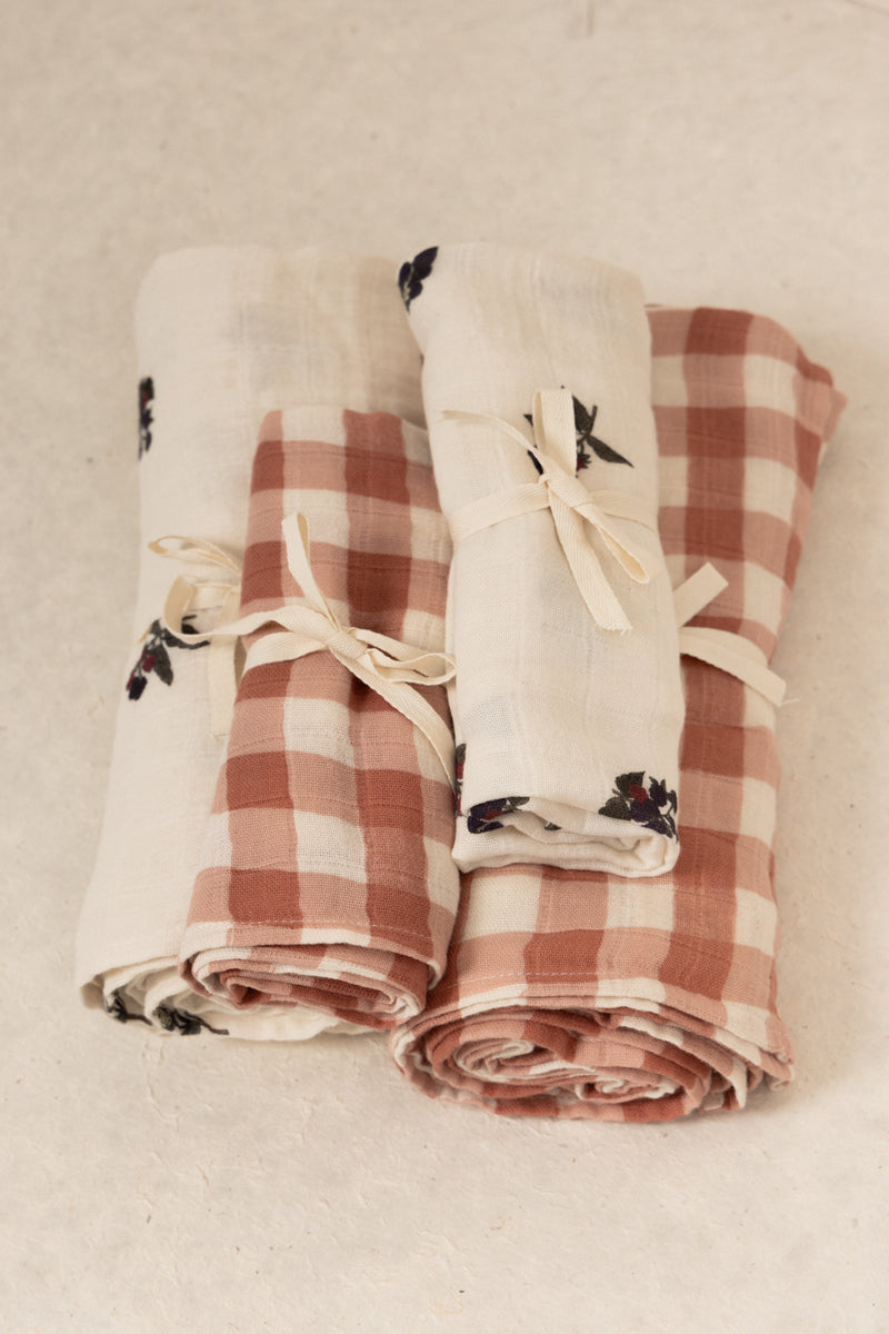 Lange Doudou Le Petit Ecru mûres
