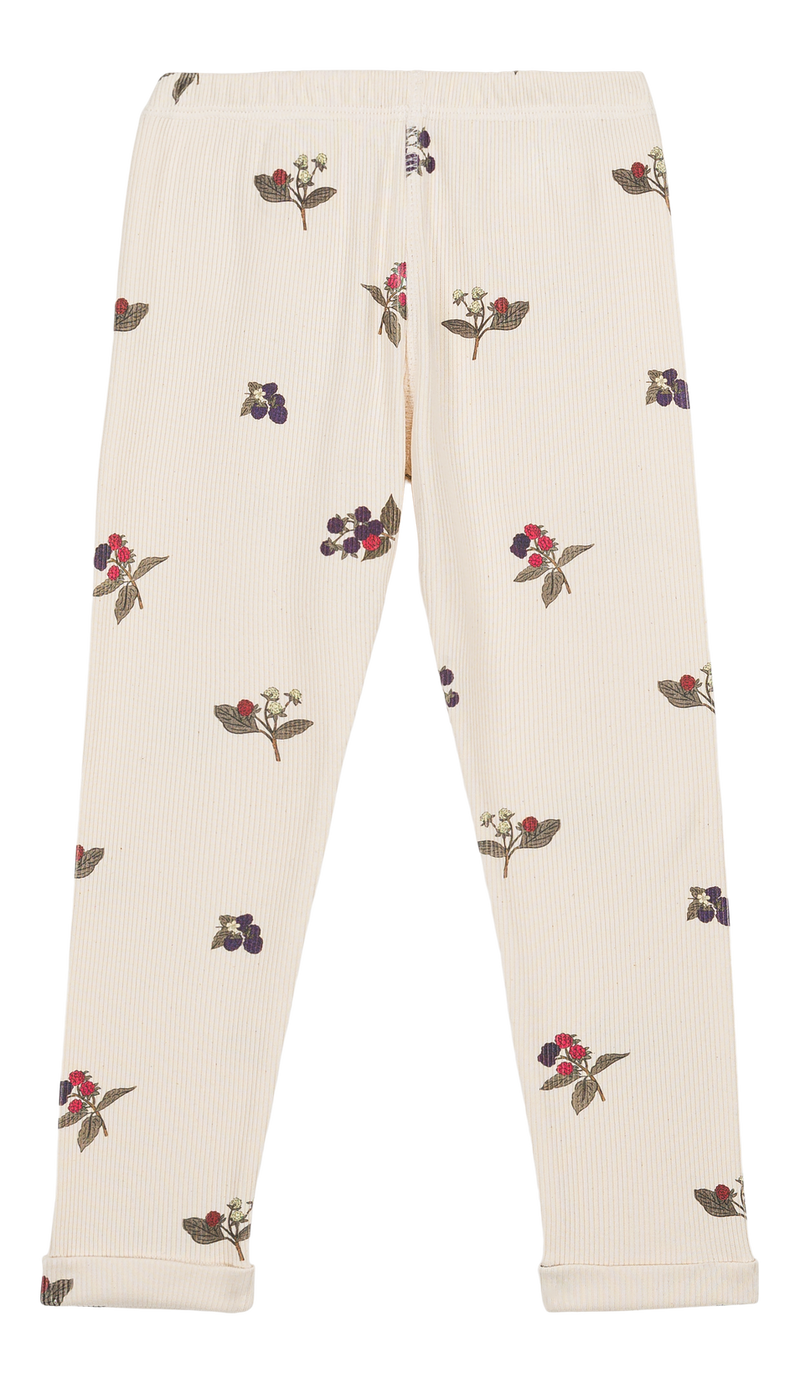 Leggings Rom Pom Ecru mûres