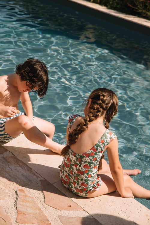 Ballerina One-Piece Swimsuit Strawberry