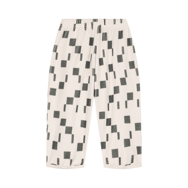 Pantalon Porgy Polar Ecru carrés
