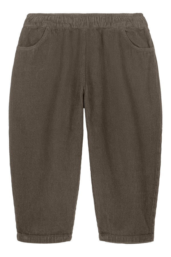 Pantalon Carrot Corderoy Taupe foncé