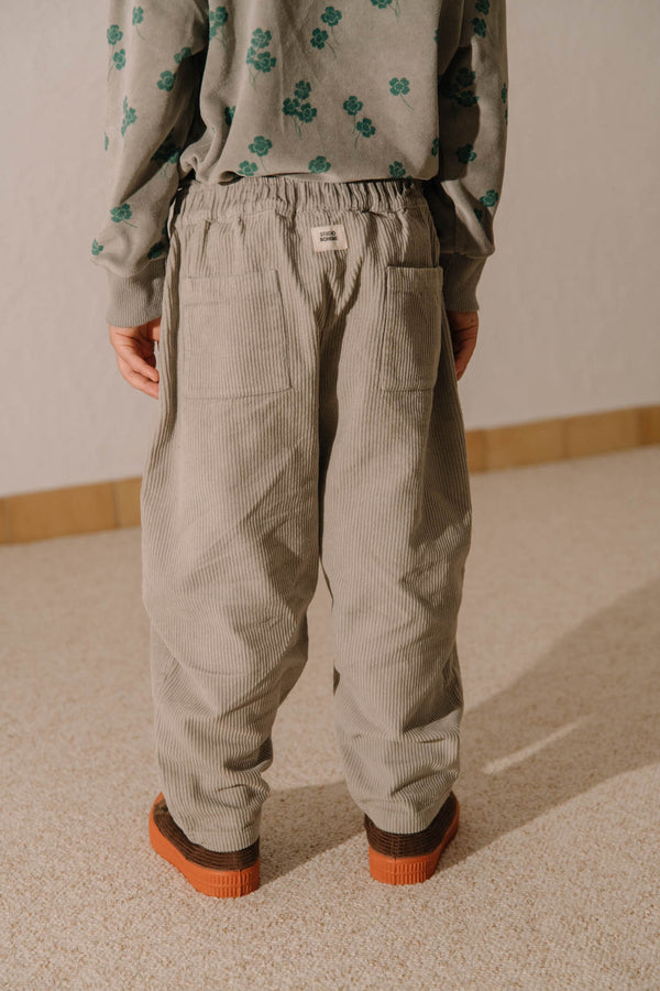 Pants Carrot Corduroy Grey