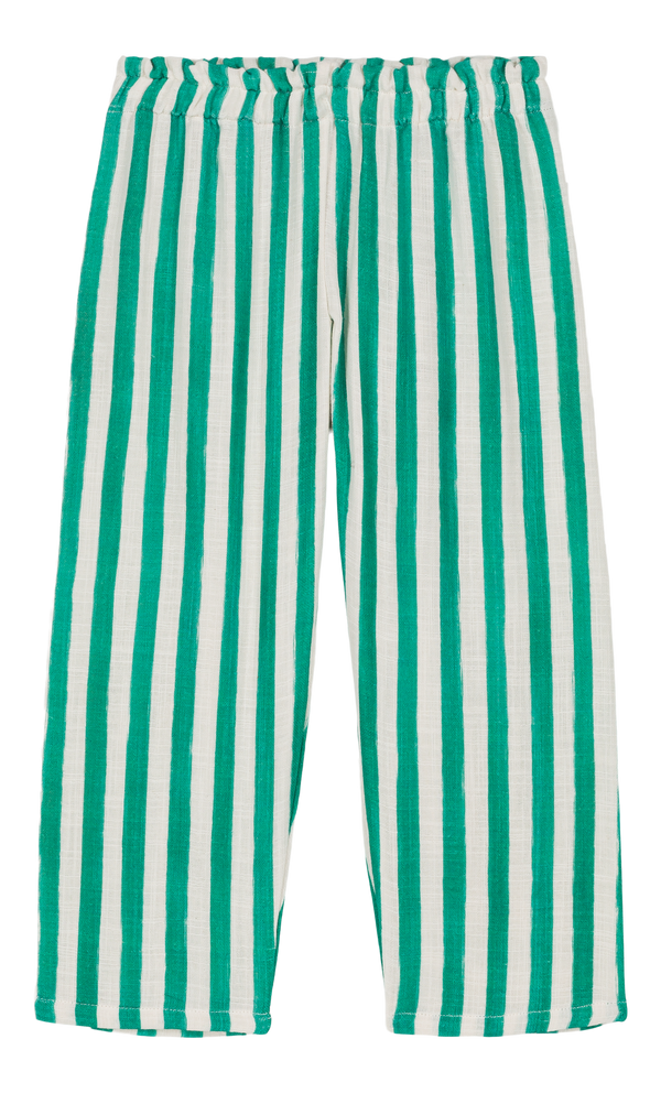 Pants Cousin Capri Green Stripes