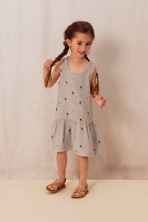 Dress Playa Grey Blue ice cream