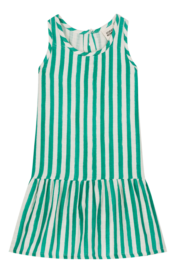 Robe Playa Rayures Vert capri