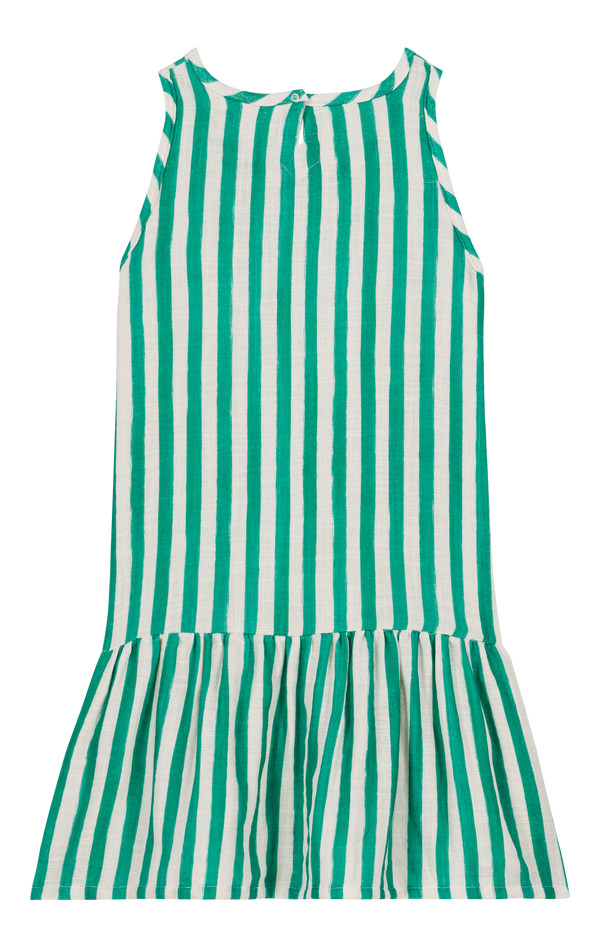 Robe Playa Rayures Vert capri