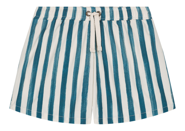 Chico swim shorts Greek blue stripes