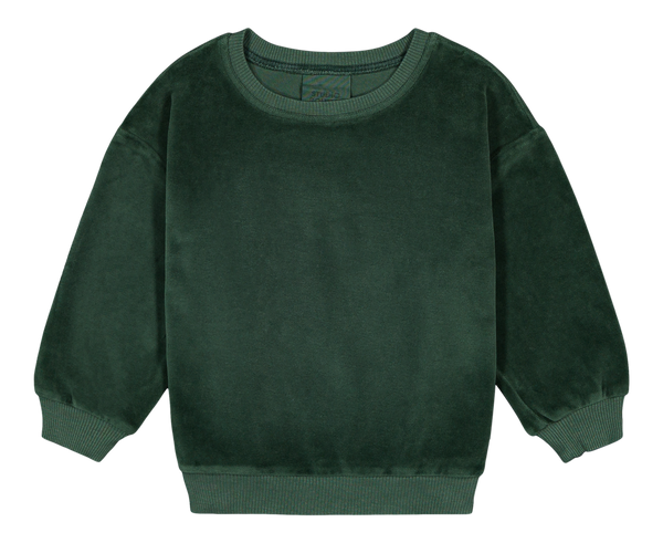 Sweat-shirt Bart Velvet Vert cilantro