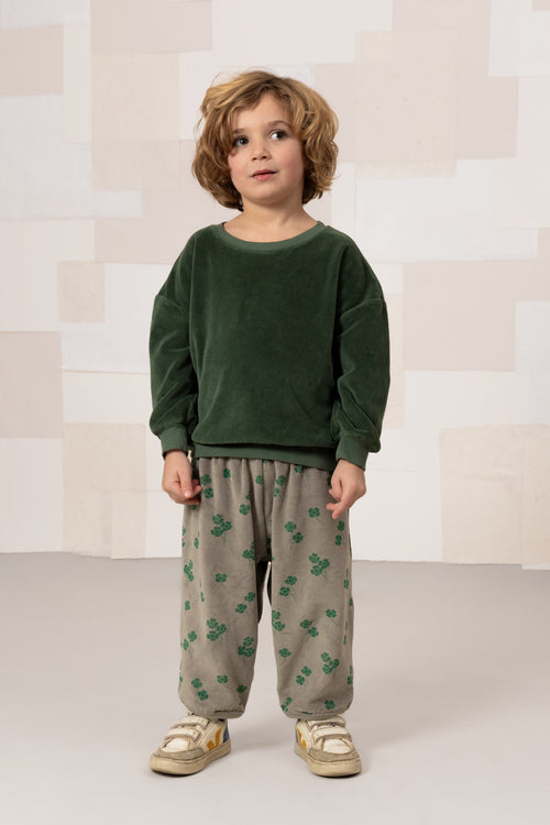 Sweat-shirt Bart Velvet Vert cilantro