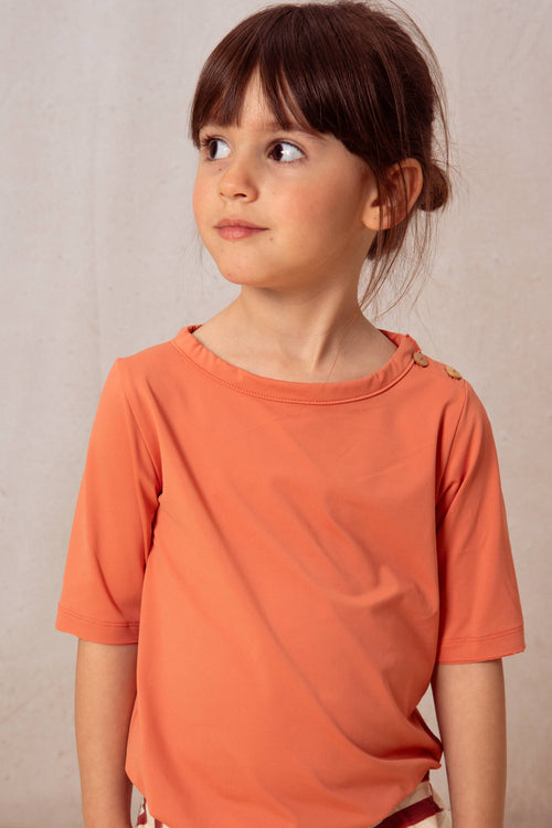 T-shirt anti-UV manches courtes Rio Rose blush