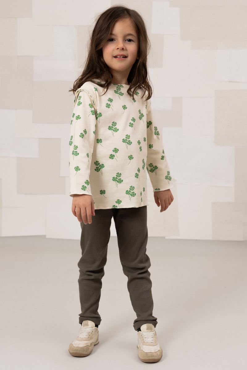 Leggings Rom Pom Taupe foncé