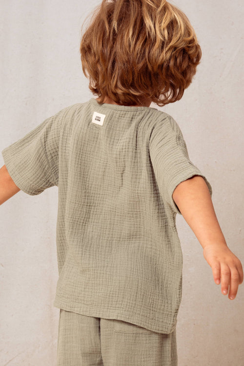 T-shirt Orso Green Grey