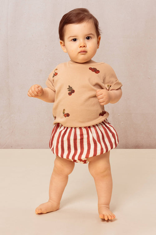 Bloomers Ami Brick Red Stripes