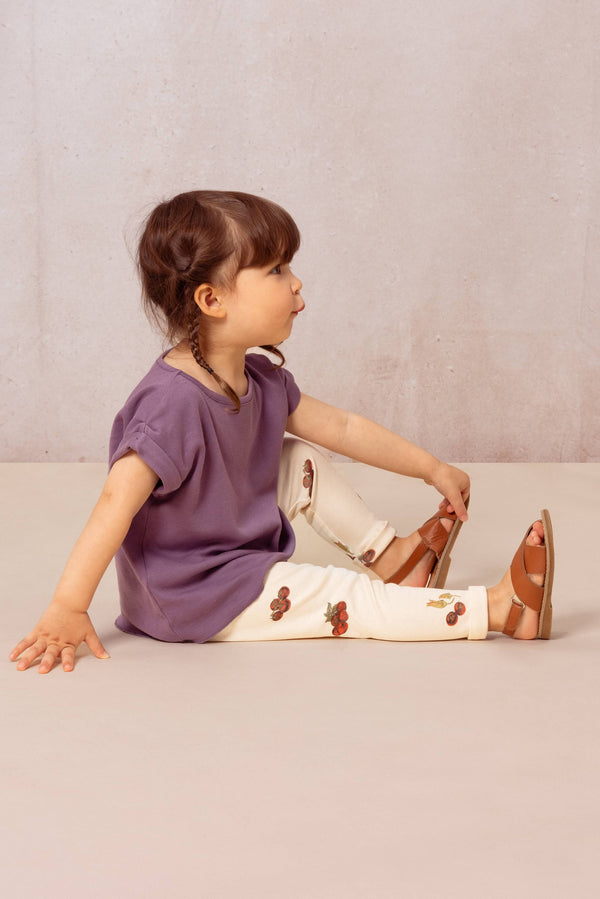 Leggings Rom Pom Ecru Tomates