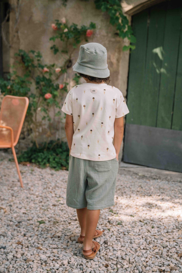 T-shirt Essential Jersey Ecru Glaces