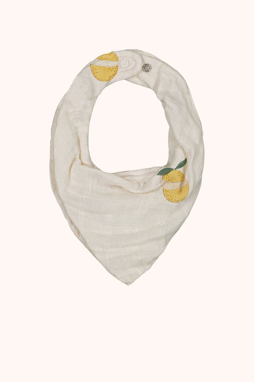 Bavoir Abel Ecru Citron