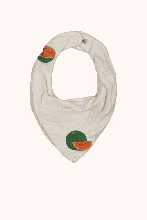 Bavoir Abel Ecru Pasteque