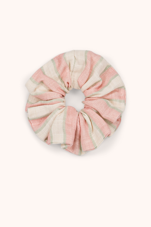 Chouchou Gigi Rayures Fraise Pistache