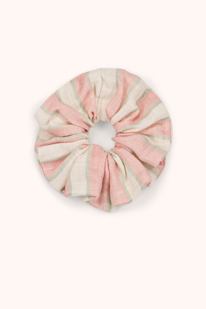 Chouchou Gigi Rayures Fraise Pistache