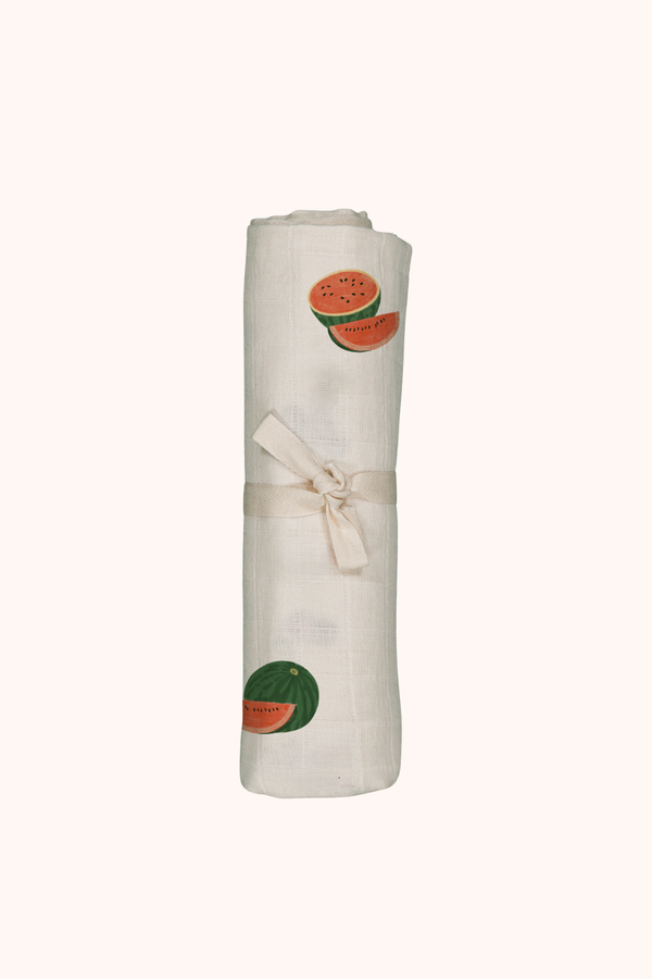 Lange Doudou Le Petit Ecru Pasteque