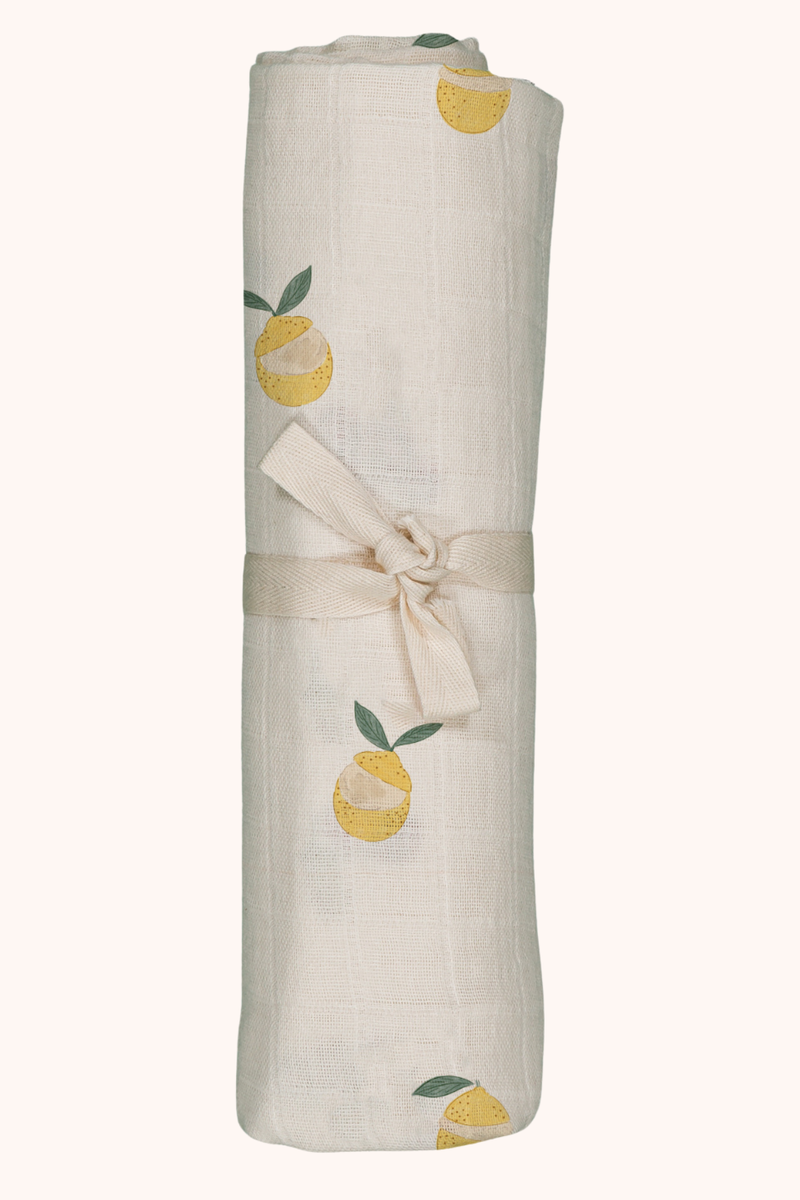 Lange Doudou le Grand Ecru Citron