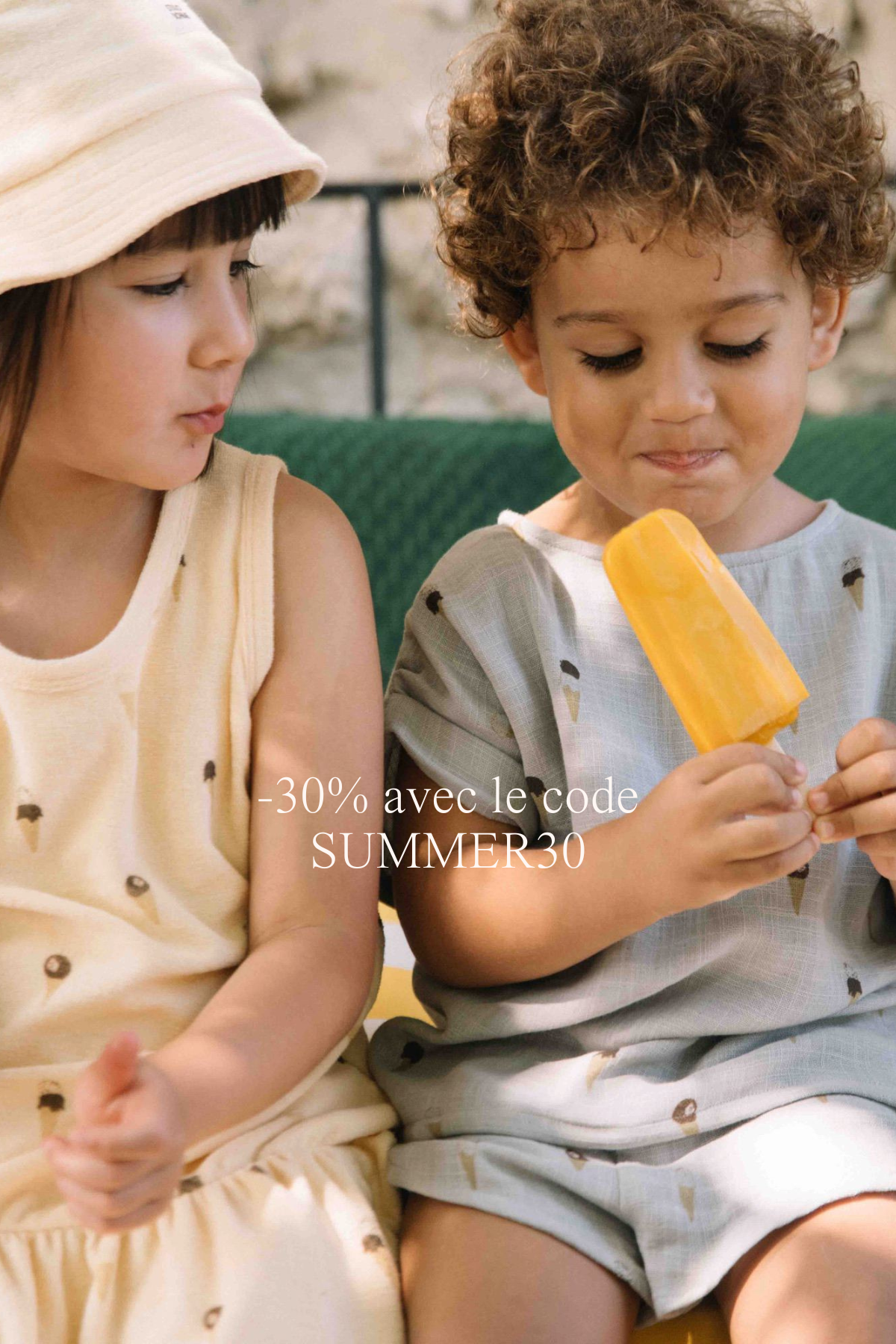 【メール便不可】 organic cozy Paris: Bohème Studio cotton children for clothing トップス