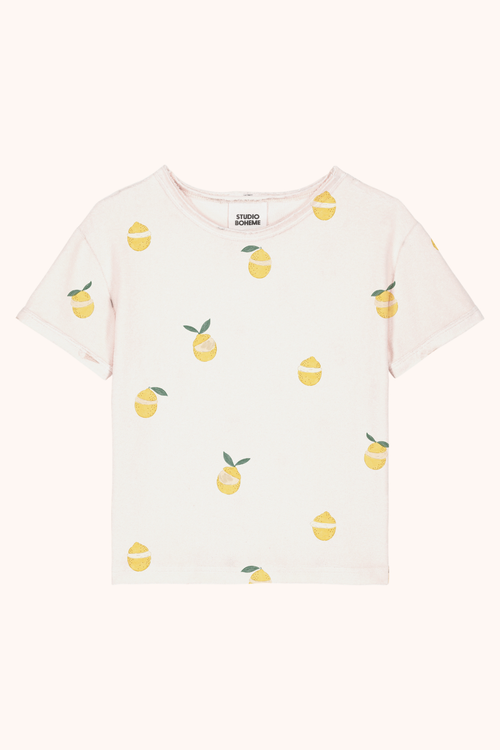 T-shirt Essential Terry Sand Citron