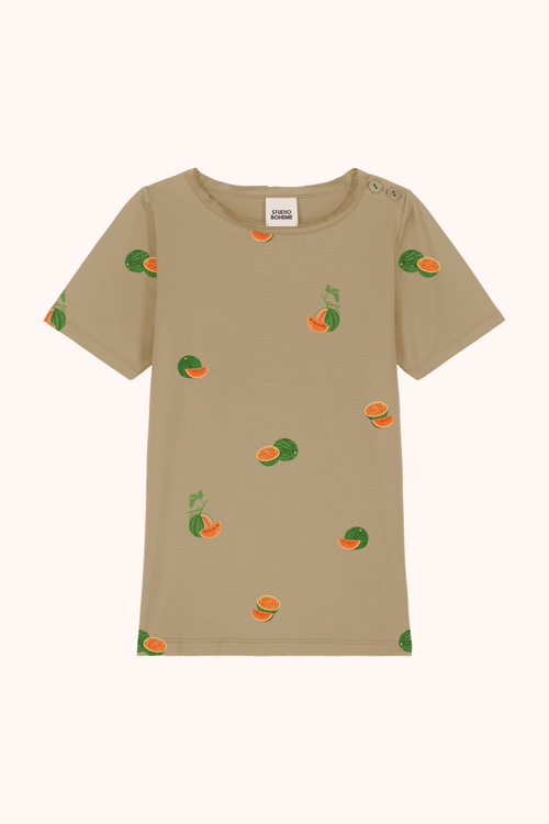 T-shirt anti-UV manches courtes Rio Starfish Pastèque