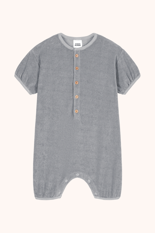 Combinaison Bebecito Terry Bleu Silver