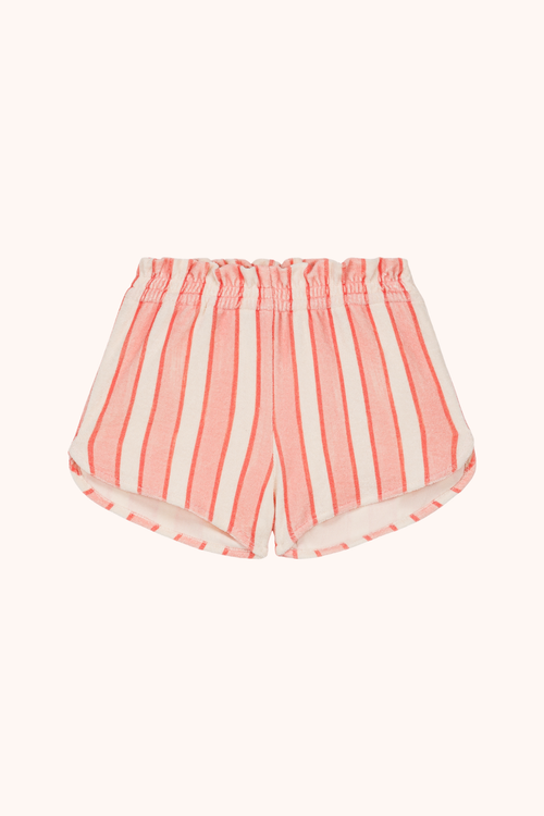 Short Georgy Rayures Rose Rouge