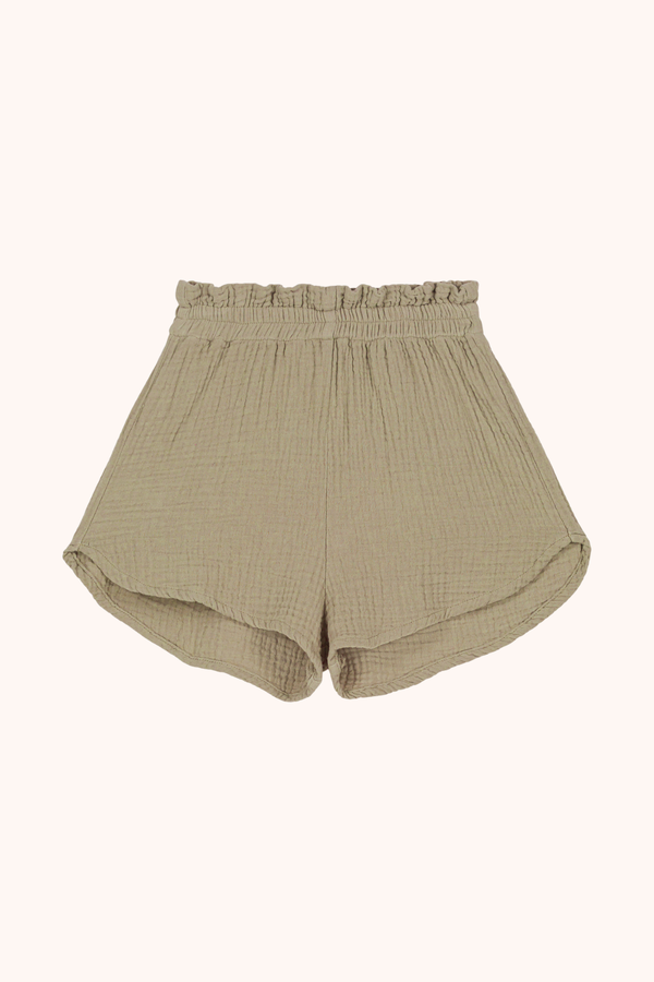 Shorts Georgette Golden Green