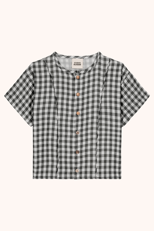 Blouse Thelme Vichy Noir